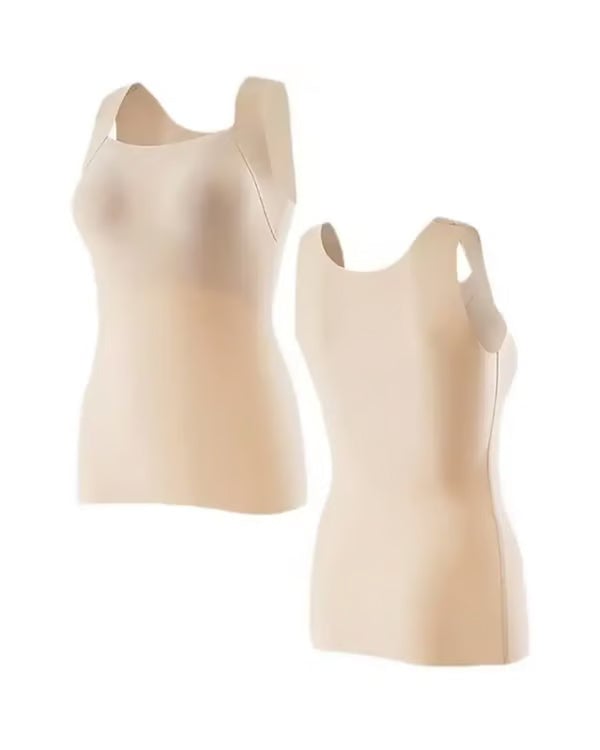 MaryComfy U Neck Shapewear Built-in Bra Tank